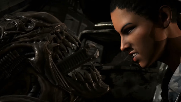 The Alien shows off its headbiting skills in the first Mortal Kombat X Alien Gameplay Mortal Kombat X Alien Gameplay - Kombat Pack 2 Trailer Available!
