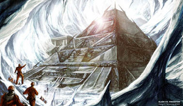 Pyramid buried under South Pole Ice Cap Predalien Concept Artwork!!!!!