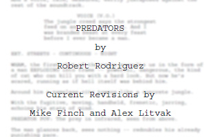 20091111 Predators Script Leaked!