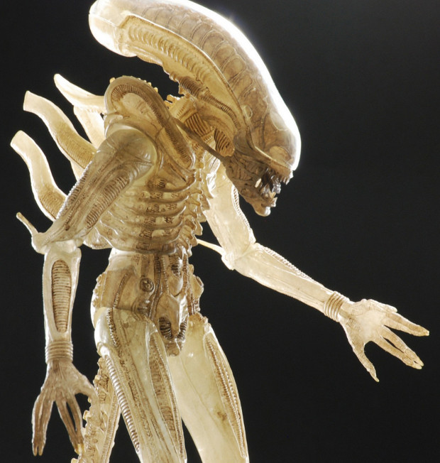 The concept of a translucent suit was explored during the production of Alien but was ultimately abandoned. NECA Aliens Series 7 Announced