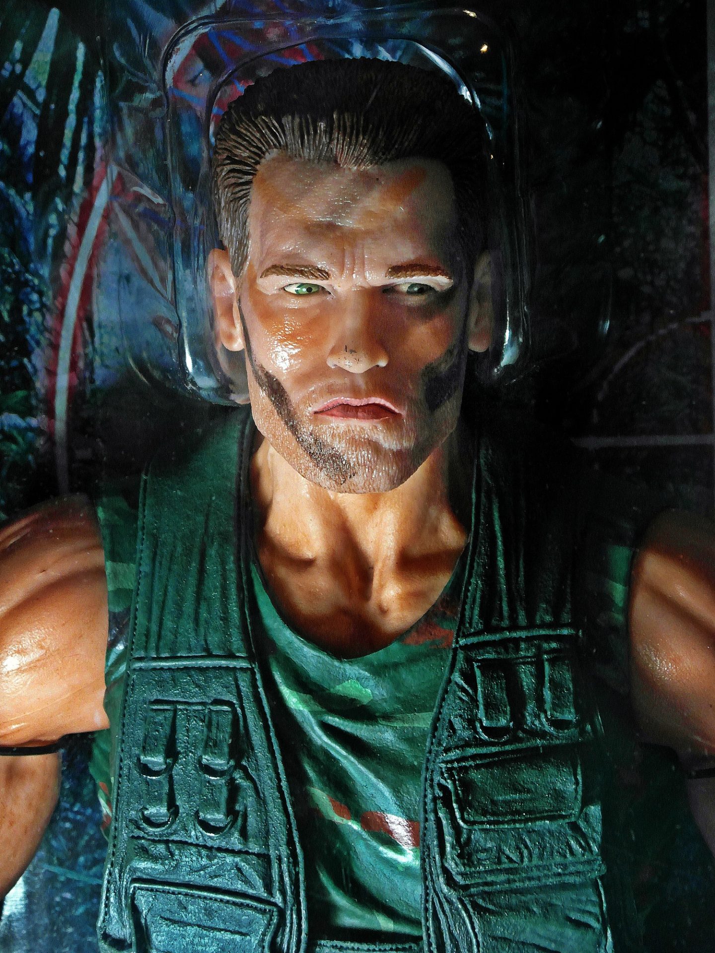18" NECA Predator Jungle Dutch Arnold Schwarzenegger 1/4 Scale Action Figure 