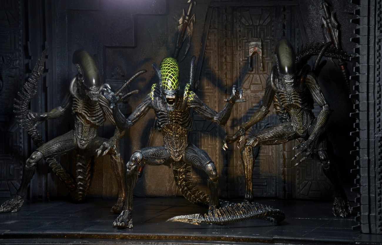 NECA Grid Alien AVP Xenomorph Aliens vs Predator 7" Action Figure Series 7 New 