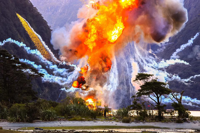 Explosion Seen on Location of Alien: Covenant *Spoiler Alert: Explosion Seen on Location of Alien: Covenant