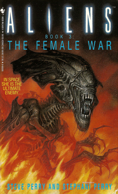 Cover art for the earlier release of Aliens: The Female War. Artwork by Dave Dorman. Aliens: The Female War Review
