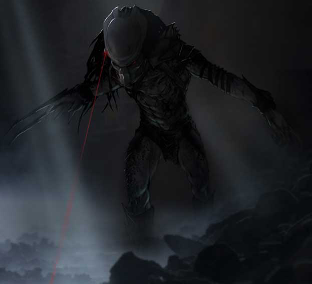 While promoting The Nice Guys, Shane Black has talked about The Predator costume design. Picture is Predators concept art by Joseph C. Pepe. Shane Black Talks The Predator Costume Design!