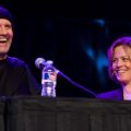 Michael Biehn & Sigourney Weaver at Comicpalooza 2016 Aliens 30th Anniversary Reunion. Picture via Cron.