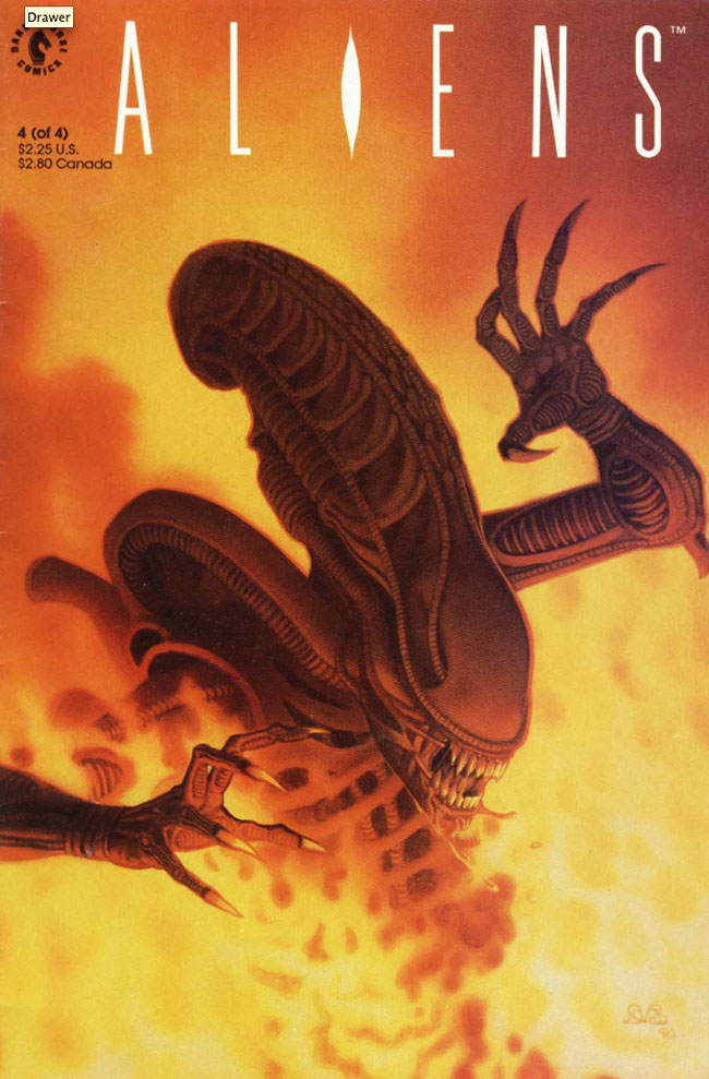 Aliens: The Original Series Volume 2 announced! Den Beauvais' gorgeous cover art for #4 of the original run of Aliens: Book 2. Aliens: The Original Series Volume 2 Announced