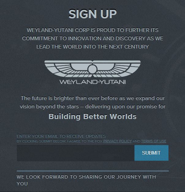  Official Alien Covenant Website Has Gone Live