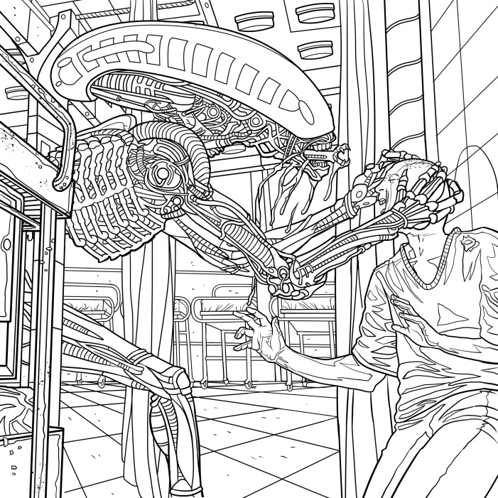 Alien Coloring Book Pages Available for Download