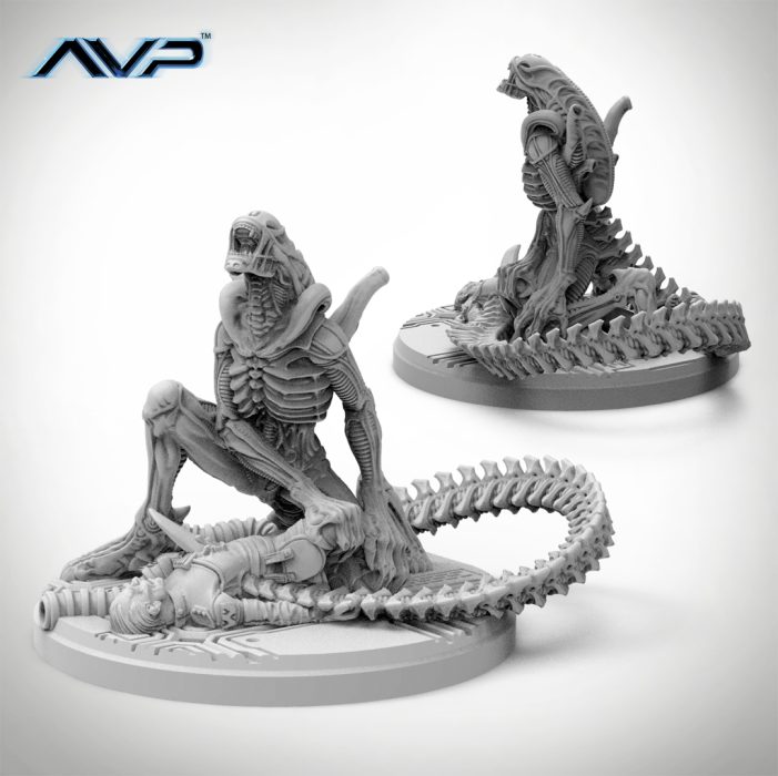 Prodos Games Aliens vs Predator AVP PIC201315 Alien Evolved Warriors Unicast
