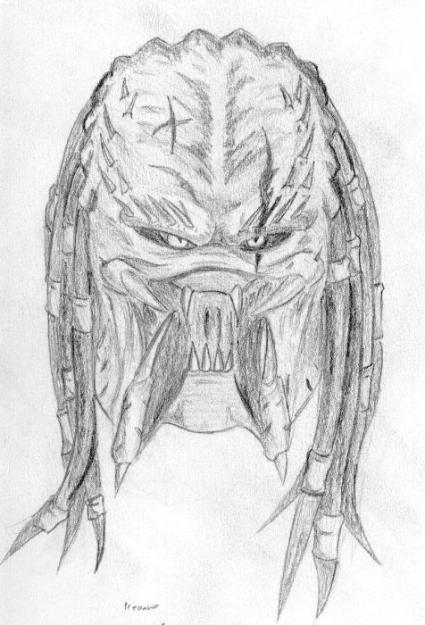 1st attempt at predator unmasked (colonial marines)