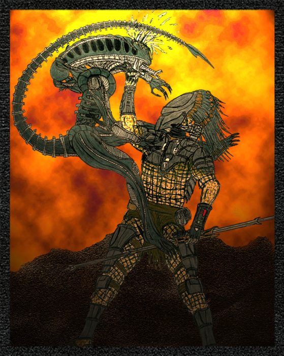 A Good Kill! Predator beats the alien! (dallas001)