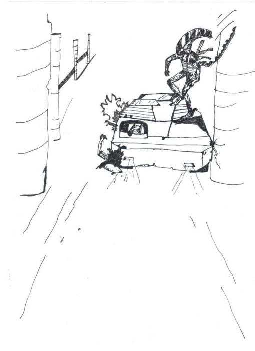 Armoured car rips through the station (nukem11)