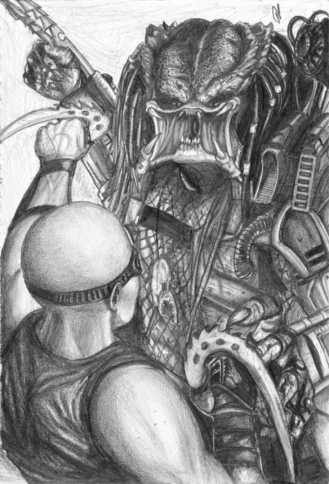 Riddick vs Predator (David Spaton)