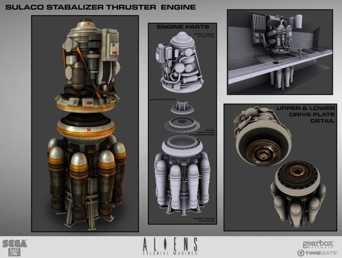 Sulaco Stabalizer Thruster Engine (Manuel Gomez)