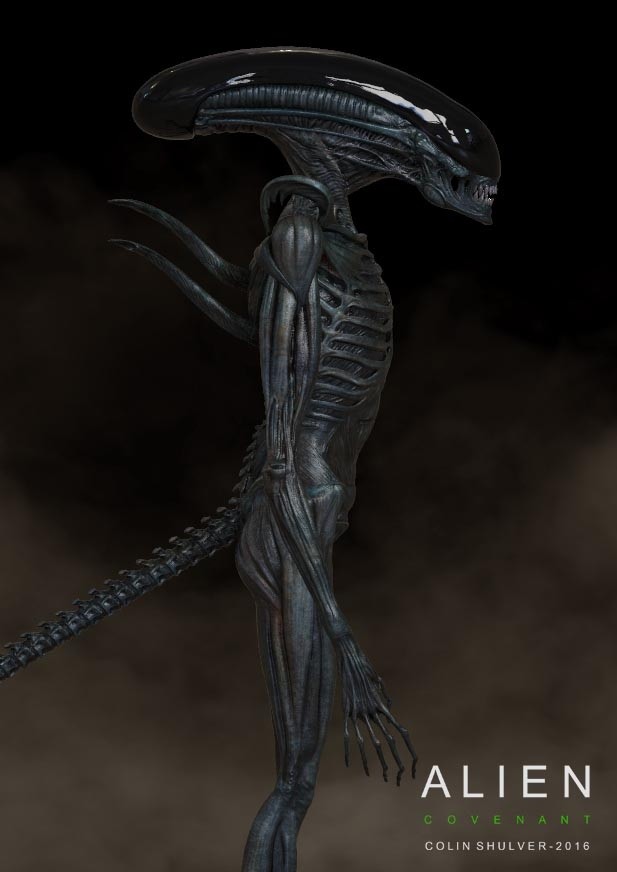 Colin Shulver Shares Neomorph & Xenomorph Concept Art from Alien: Coven...