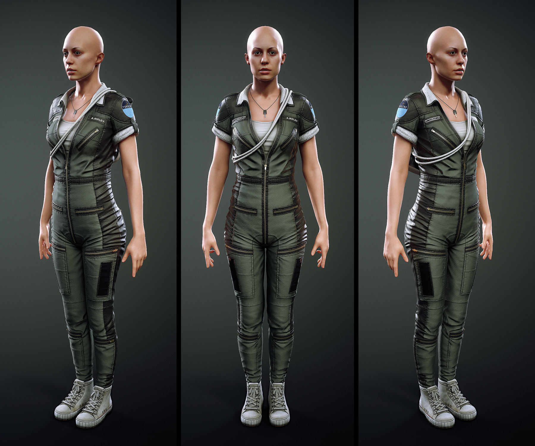 Range characters. Alien Isolation Amanda Ripley.