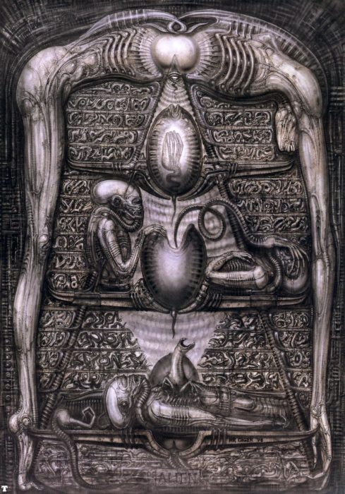 Alien Hieroglyphics (H.R. Giger)