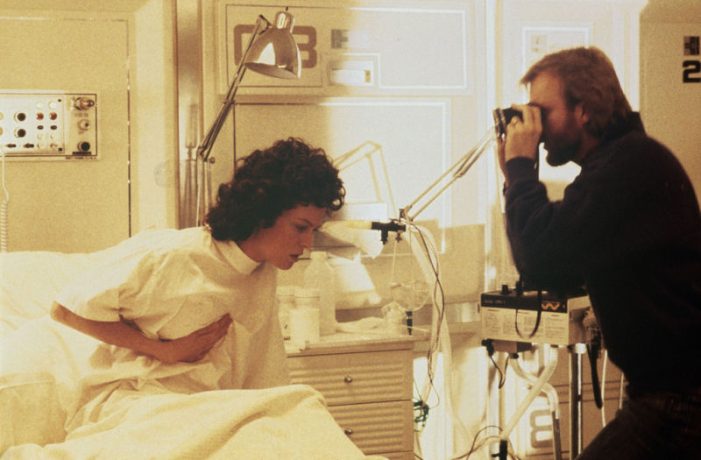 James Cameron & Sigourney Weaver