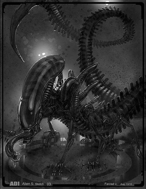  Farzad Vrahramyan Shares New Alien 5 Concept Art!
