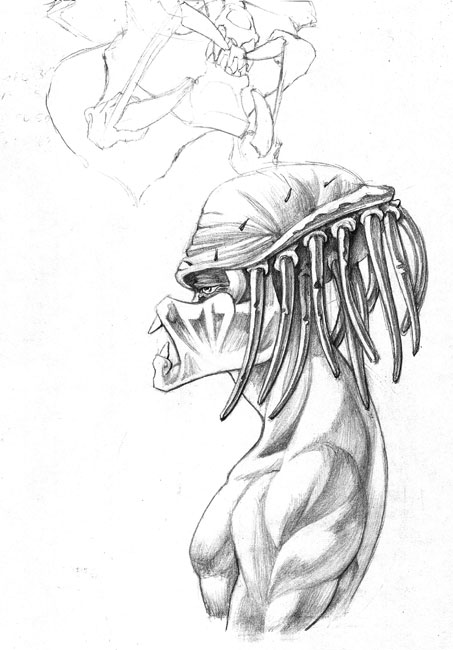 Predator Profile Sketch (Chris Beaver)
