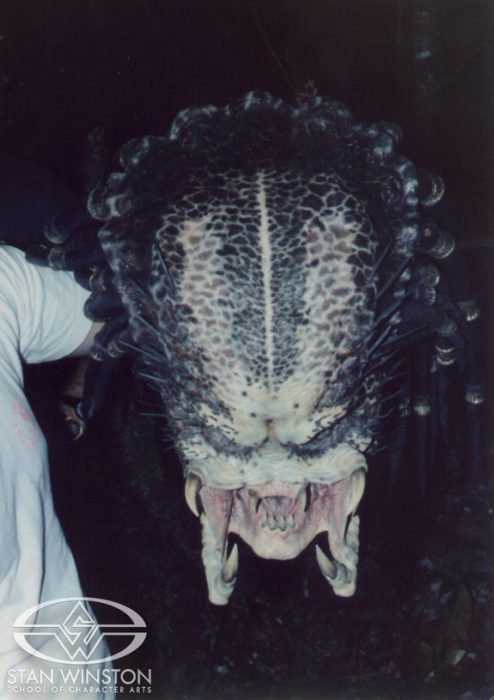One of the Predator stunt heads on the…