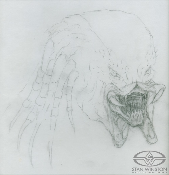 An early Predator sketch by Stan…
