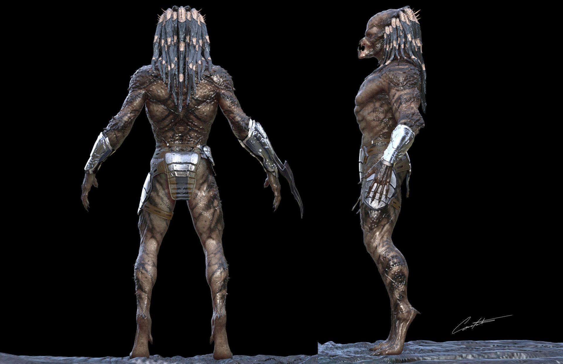 The Predator Concept Art - AvPGalaxy