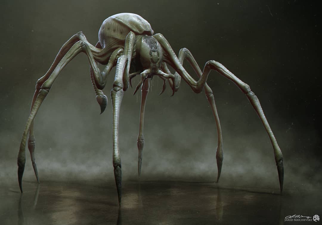 Jared Krichevsky Shares Concept Art For The Predator Spider-Hybrid ...