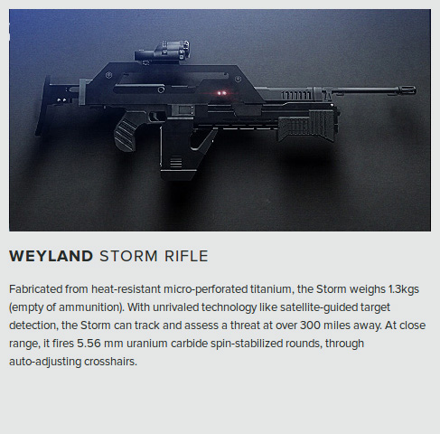 Weyland Storm Rifle
