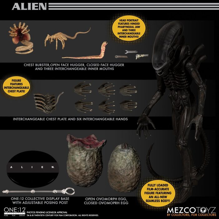  Mezco One:12 Collective Alien Available for Pre-Order