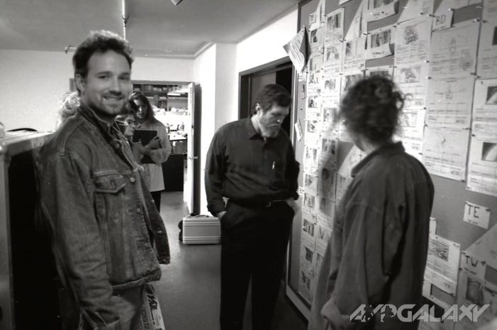 David Fincher and visual effects supervisor David Edlund.