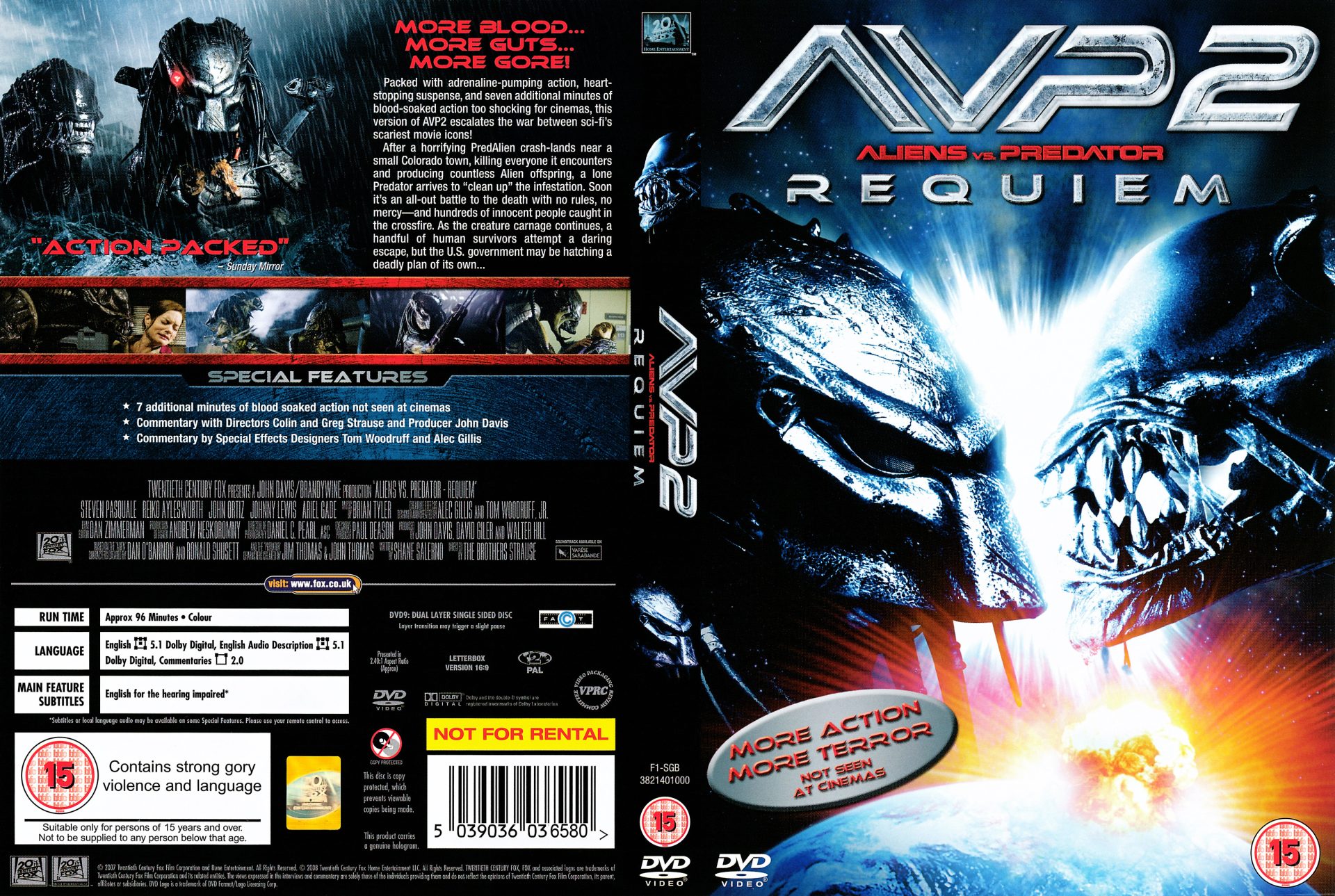Aliens vs. Predator: Requiem [Unrated] [2 Discs] [Blu-ray  - Best Buy
