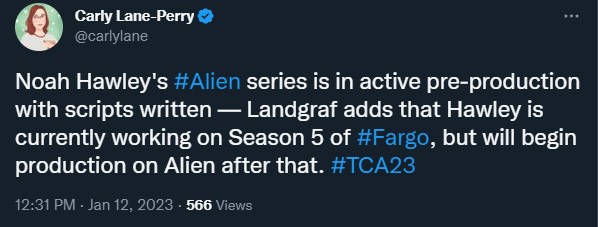  FX Alien Series Has Entered Pre-Production, Filming Planned for This Year!