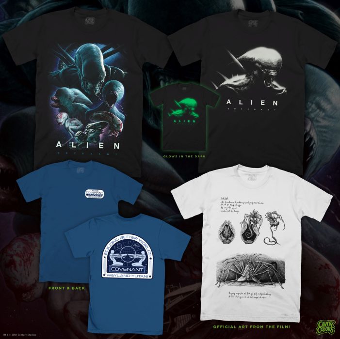  Cavity Colors Launches AVP & Alien: Covenant Apparel Collections!