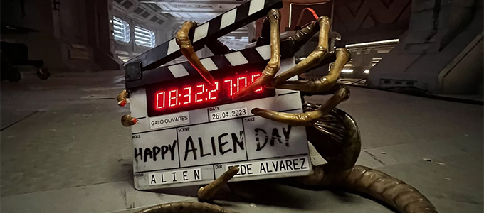 <h2>Fede Álvarez Shares First Image From the Set of Alien: Romulus!</h2><span class='featuredexcerpt'>We were hoping we’d see something, anything, official from the new Fede Álvarez directed Alien movie currently in production in Budapest, and the Director has ensured we’re […]</span>