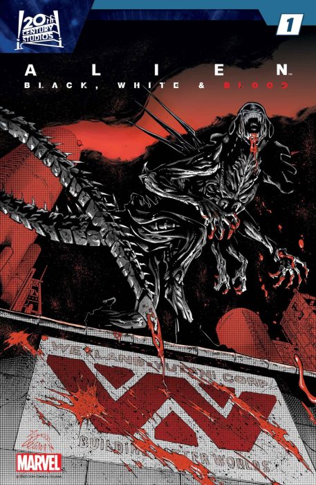  Marvel Announces New Anthology Series, Alien: Black, White and Blood
